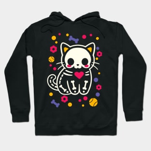 Cat skeleton Hoodie